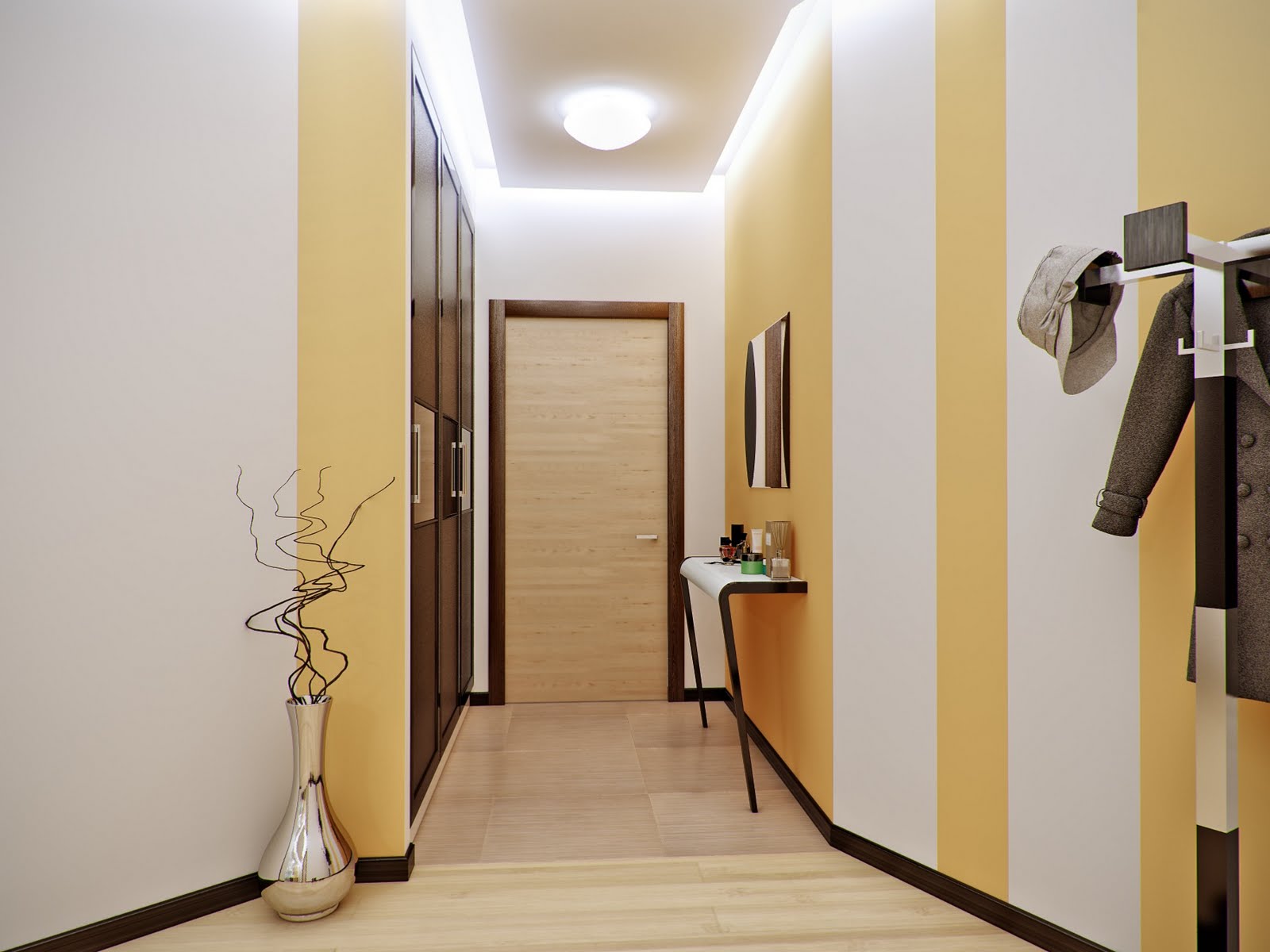 Дизайн квартир длинный узкий коридор