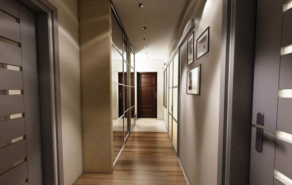 Мебель в узкий длинный коридор
