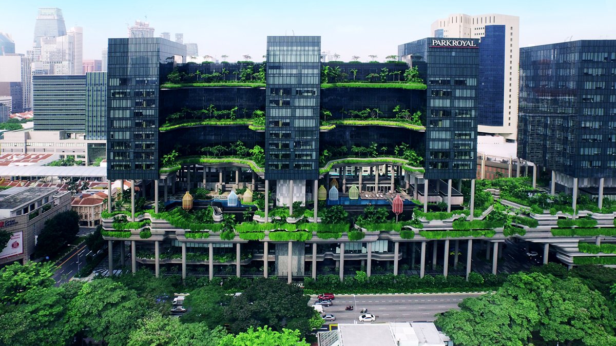 сингапур архитектура зданий